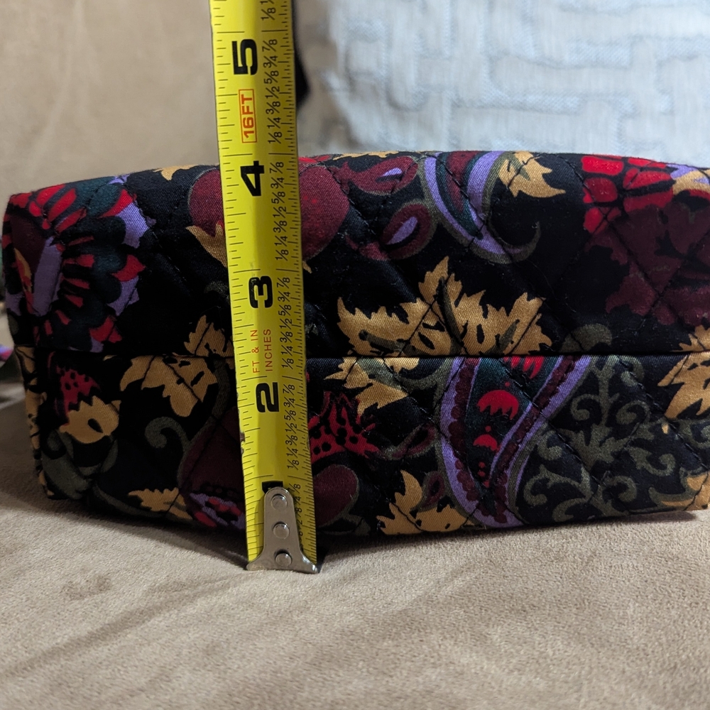 Vera Bradley Black and Red Floral Crossbody Bag - Picture 4 of 7